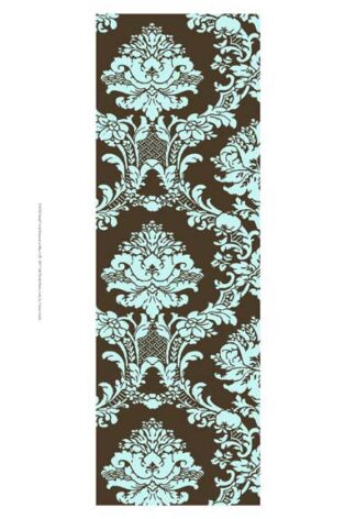 Small Vivid Damask in Blue I