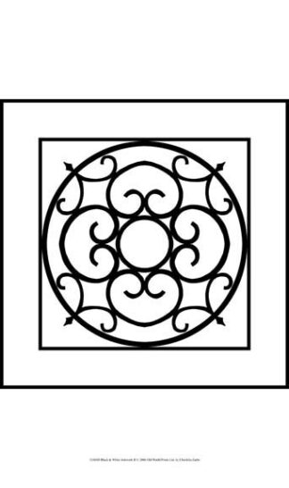 Black and White Ironwork II