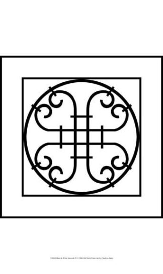 Black and White Ironwork IV