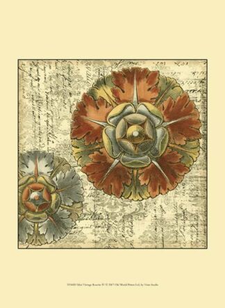 Mini Vintage Rosette IV