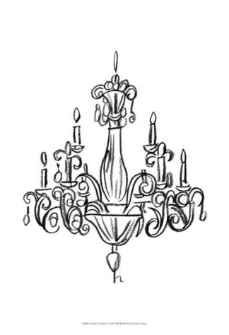 Graphic Chandelier I