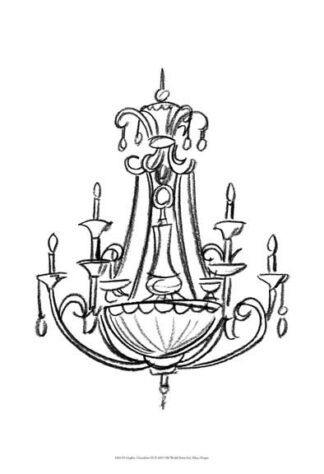 Graphic Chandelier III