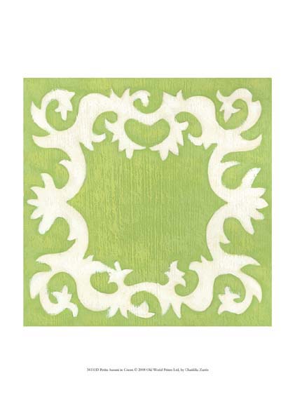 Petite Suzani in Green