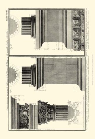 Small Cornice Tempio di Vesta