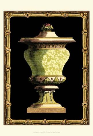 Jade Urn on Black I