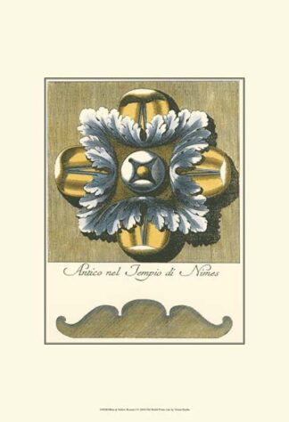 Blue & Yellow Rosette I