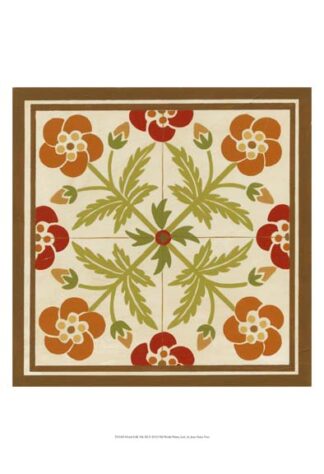 Floral Folk Tile III