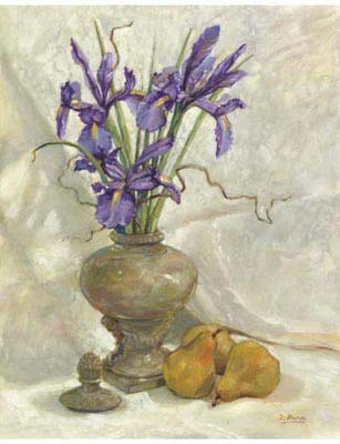 Purple Iris & Pear