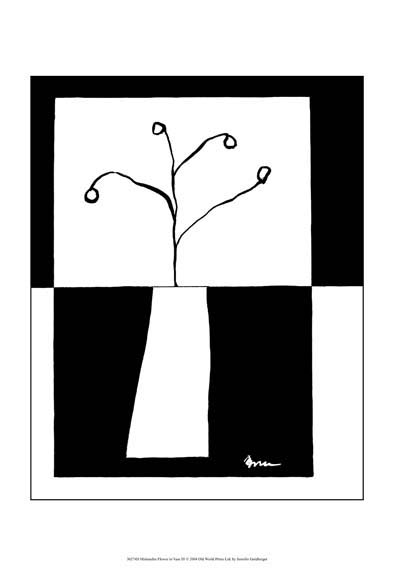Minimalist Flower in Vase III