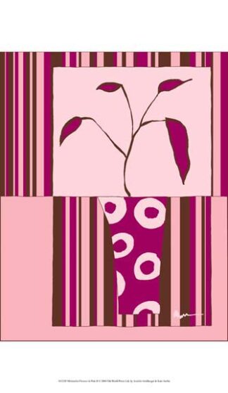 Minimalist Flowers in Pink II