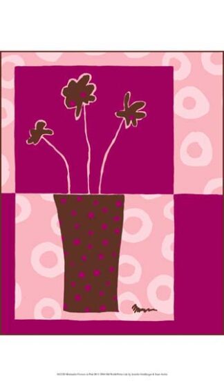 Minimalist Flowers in Pink III