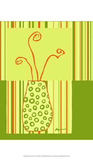 Minimalist Flowers in Green II