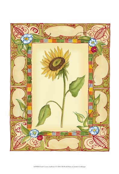 French Country Sunflower I
