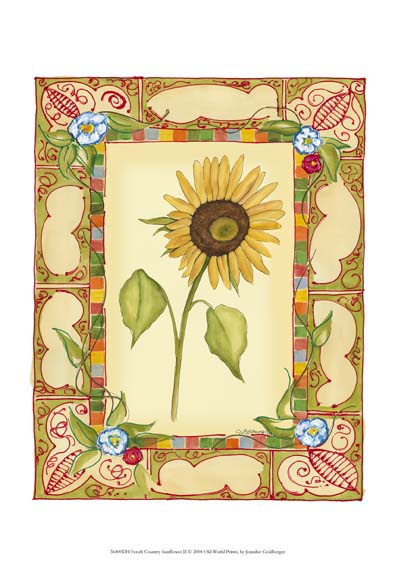 French Country Sunflower II