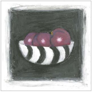 Plums in Bowl