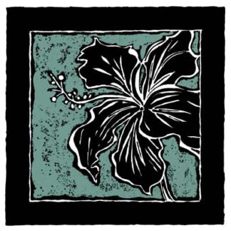 Tropical Woodblock IV