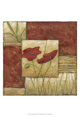 Red Lacquer Collage I