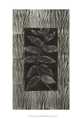 Traces of Metallic & Teal I