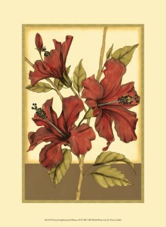 Printed Sophisticated Hibiscus II