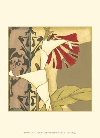 Mini Nouveau Graphic Botanical II