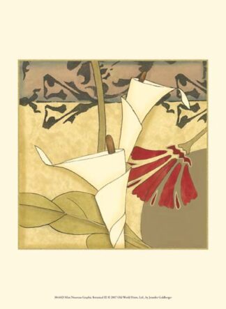 Mini Nouveau Graphic Botanical III