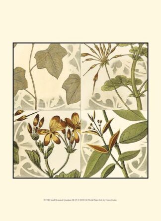 Small Botanical Quadrant III (P)