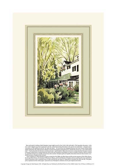 Garden view of a house in Milbrook