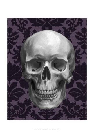 Skull on Damask