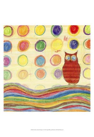 Feathers, Dots & Stripes IV