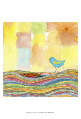 Feathers, Dots & Stripes IX