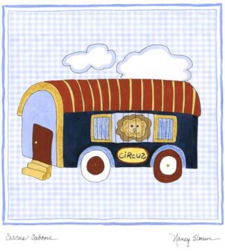 Silhouette on Blue Gingham II