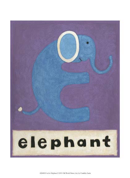 E is for Elephant