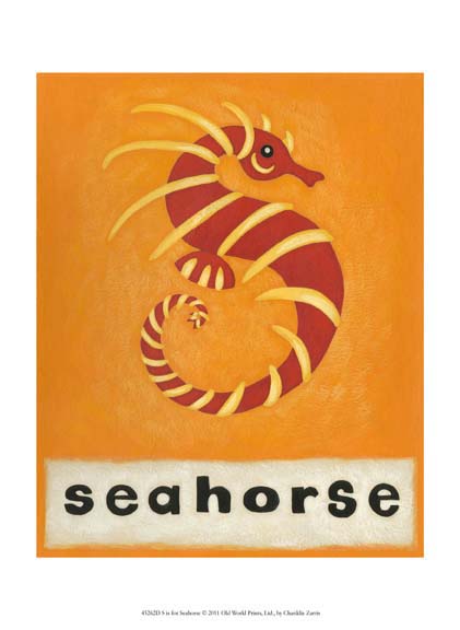 S is for Seahorse