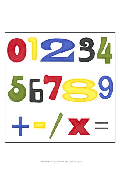 Kid's Room Numbers