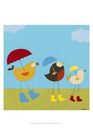 Rainy Day Birds I