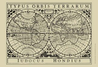 Vintage Map on Khaki I