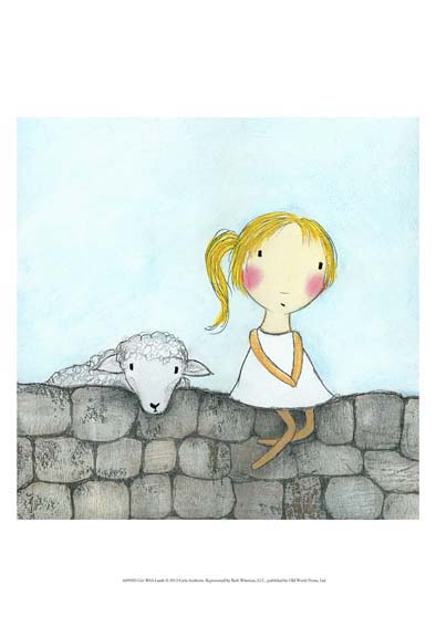 Girl with Lamb