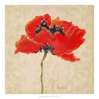 Vivid Red Poppies III