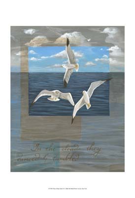 Three White Gulls II
