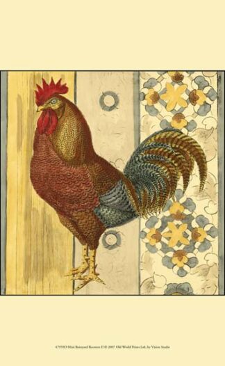 Mini Barnyard Roosters II