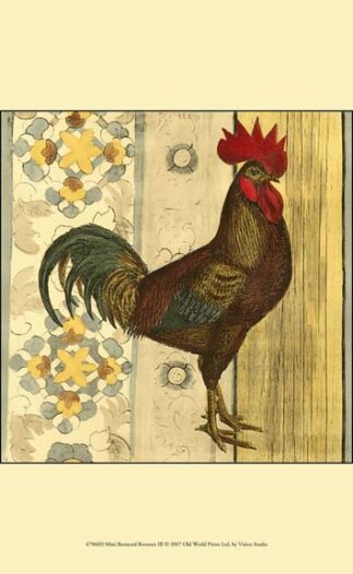 Mini Barnyard Roosters III