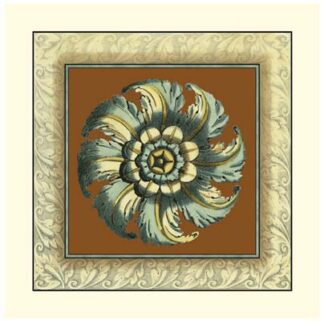 Brown & Blue Rosettes II
