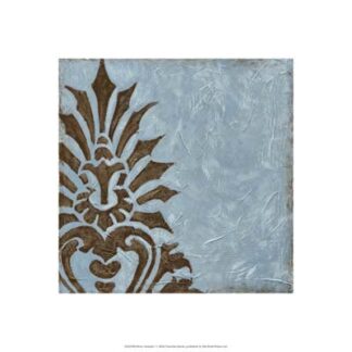 Silver Damask I