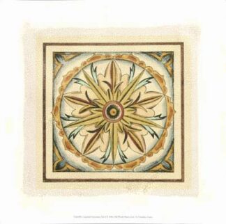 Crackled Cloisonne Tile I