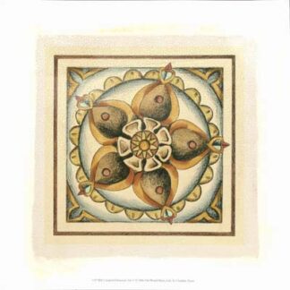 Crackled Cloisonne Tile V