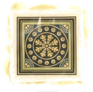 Crackled Motif on Black III