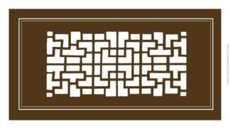 Shoji Screen in Brown III