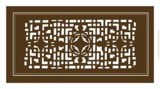 Shoji Screen in Brown IV