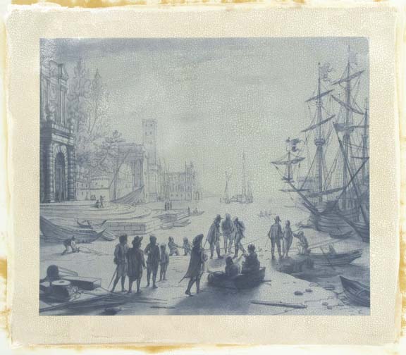 Antique Blue Porcelain I