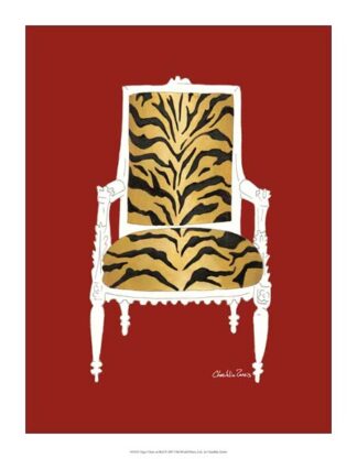Tiger Chair on Red